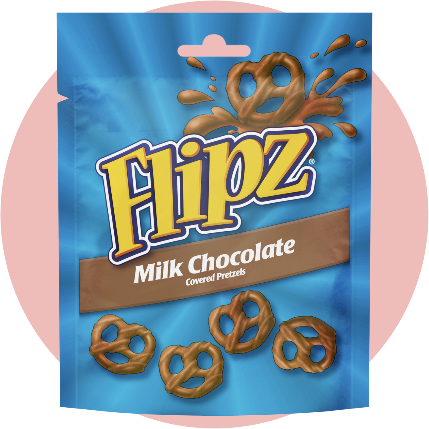 Flipz Milk Chocolate – Salzige Brezeln mit Überzug aus zarter Milchschokolade