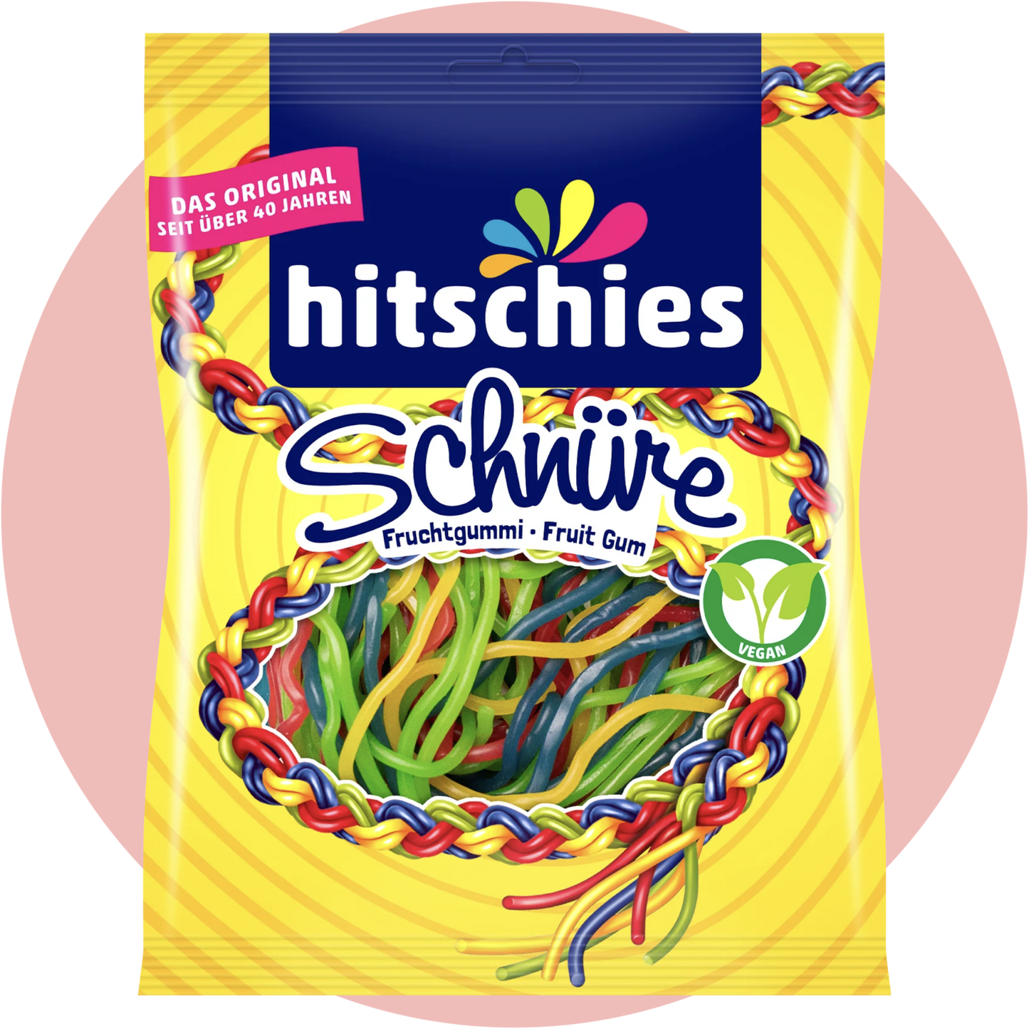 Hitschies Schnüre – Lange, fruchtige Kaustreifen zum Naschen und Spielen