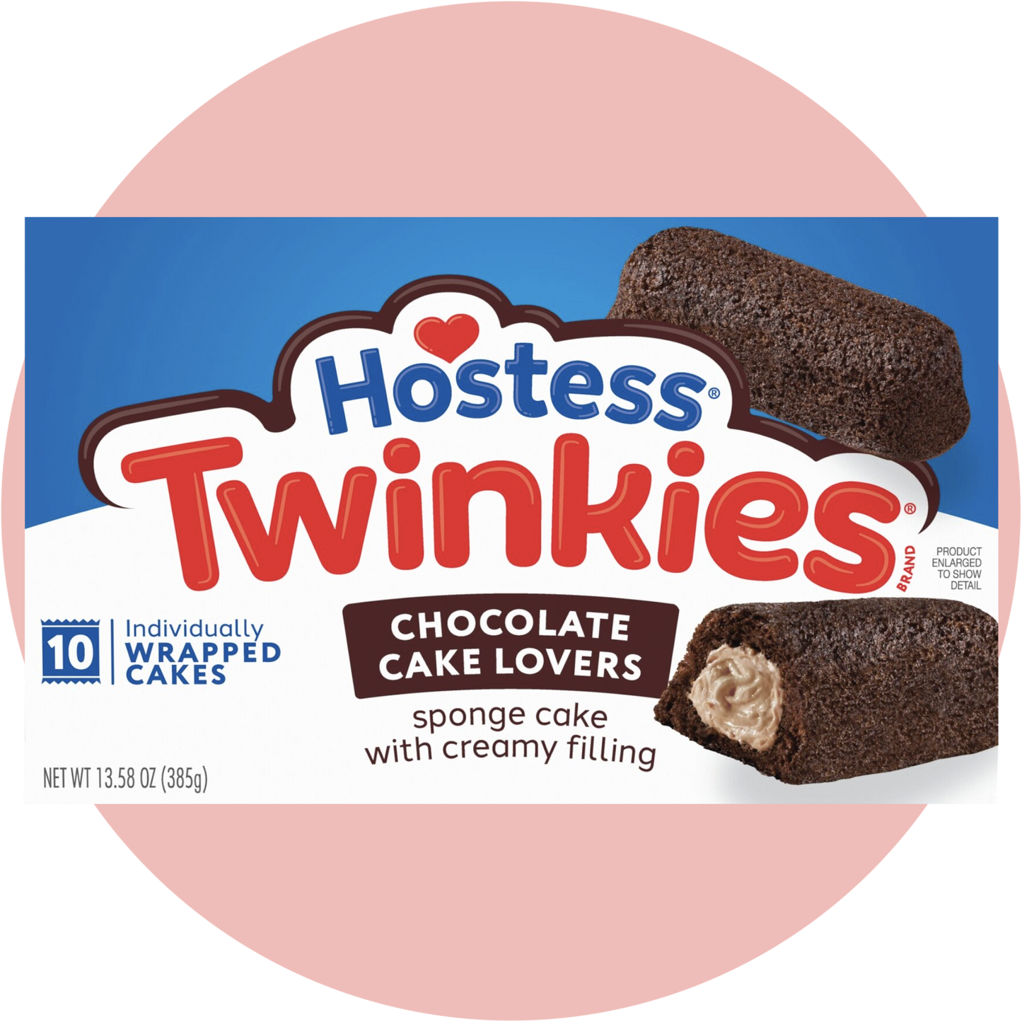 Hostess Twinkies Chocolate – Dunkler Schokokuchen mit cremiger Füllung in der 10er Packung