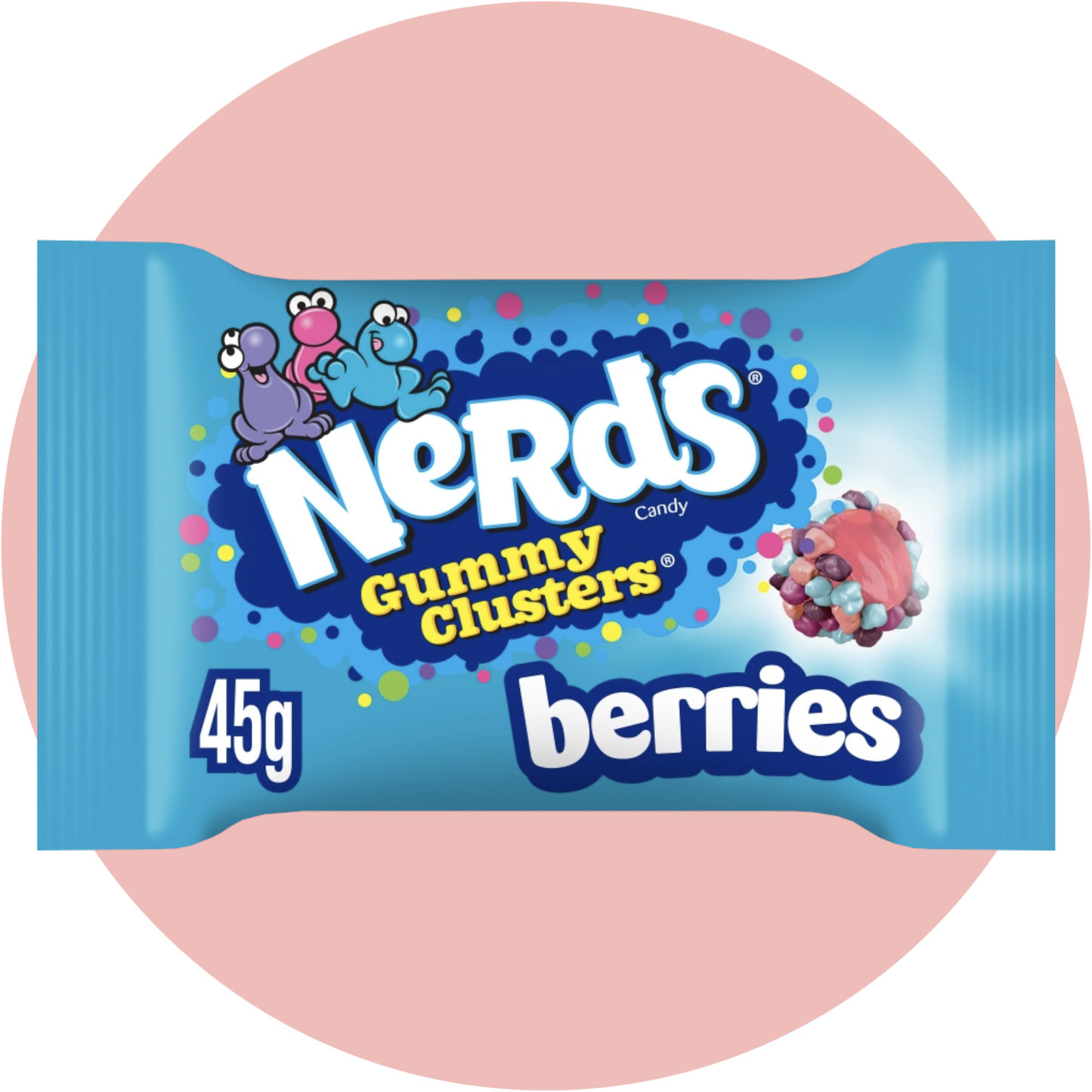 Nerds Gummy Cluster Berry – Fruchtige Gummy Clusters mit bunter Nerds-Hülle und Beerengeschmack
