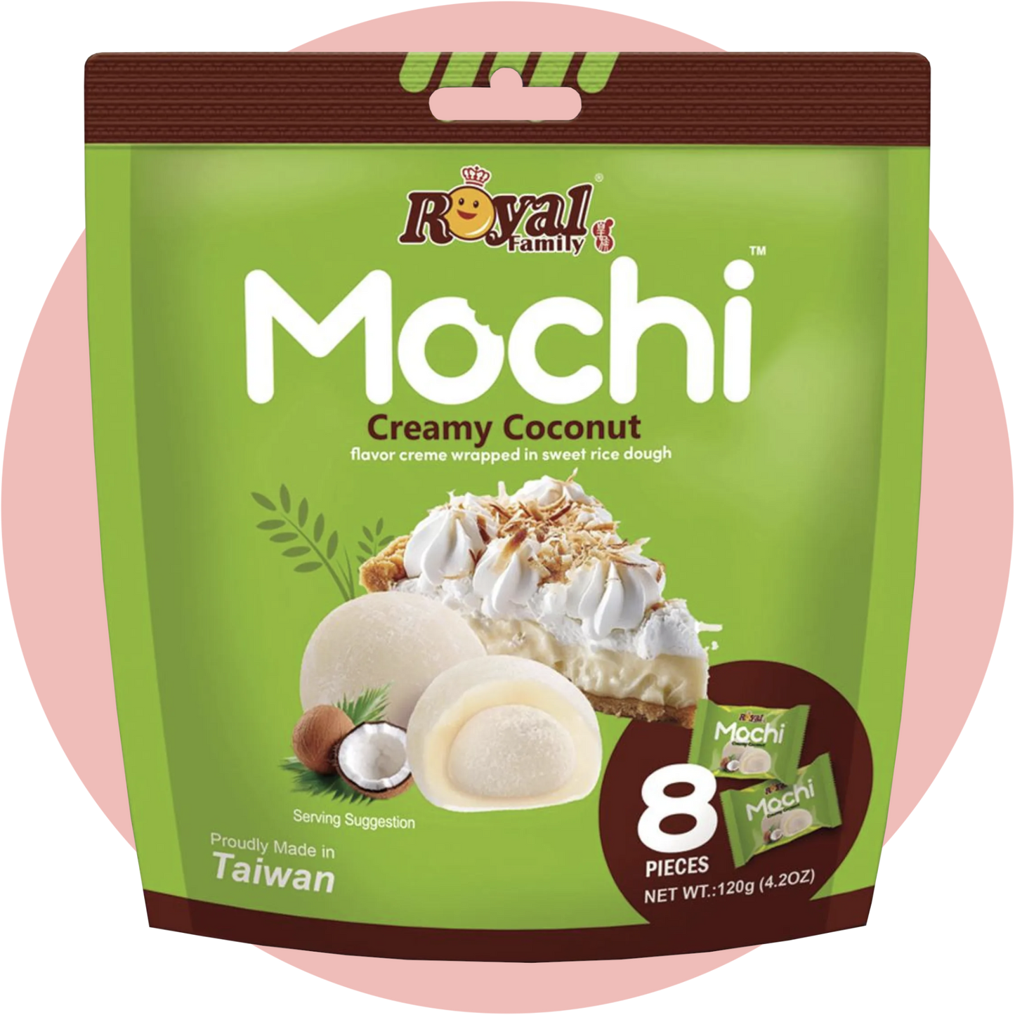 Royal Family Mochi Coconut – Asiatische Reisküchlein mit cremiger Kokosfüllung