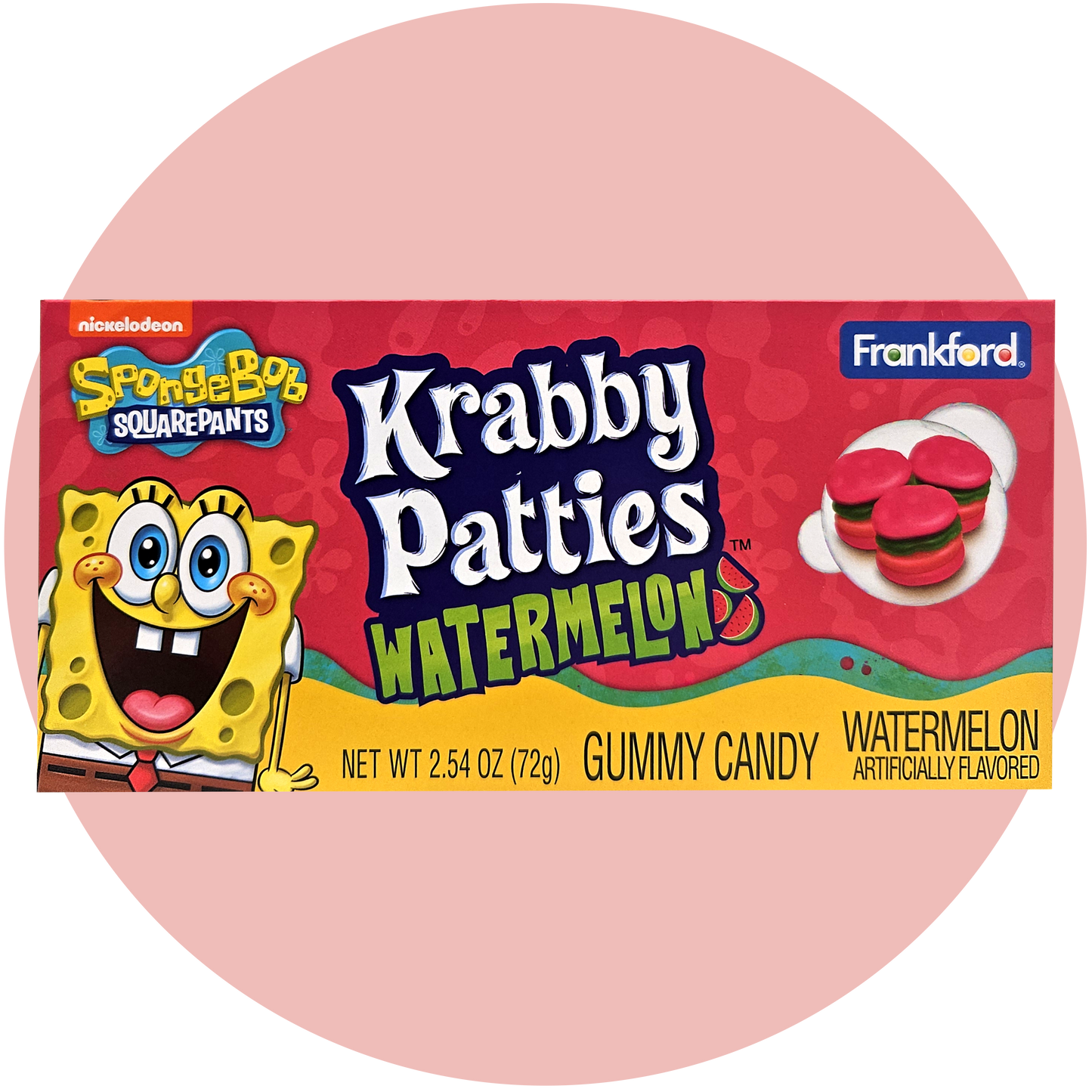 Spongebob Gummy Krabby Patties Watermelon