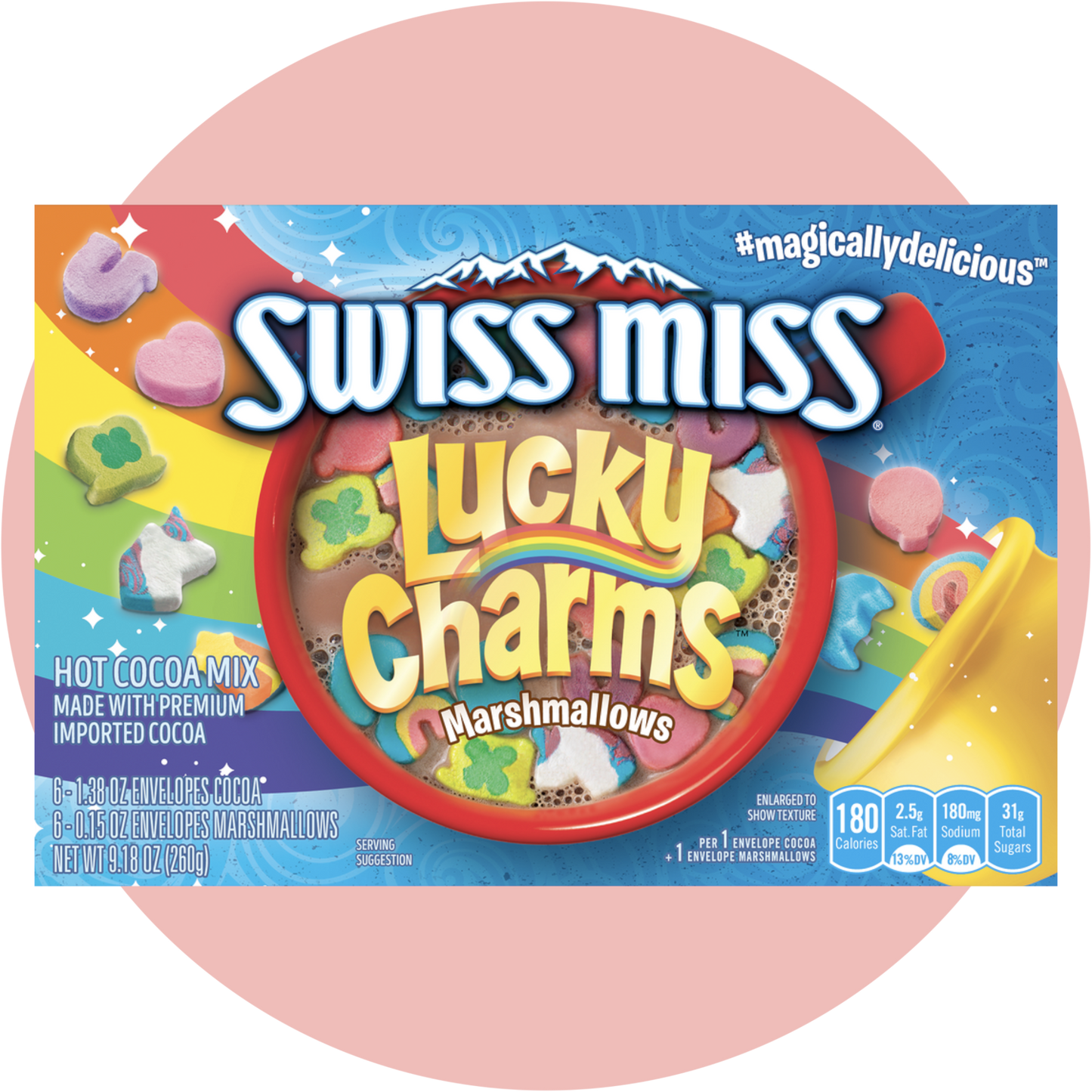 Swiss Miss Lucky Charms – Heiße Schokolade mit bunten Marshmallows von Lucky Charms