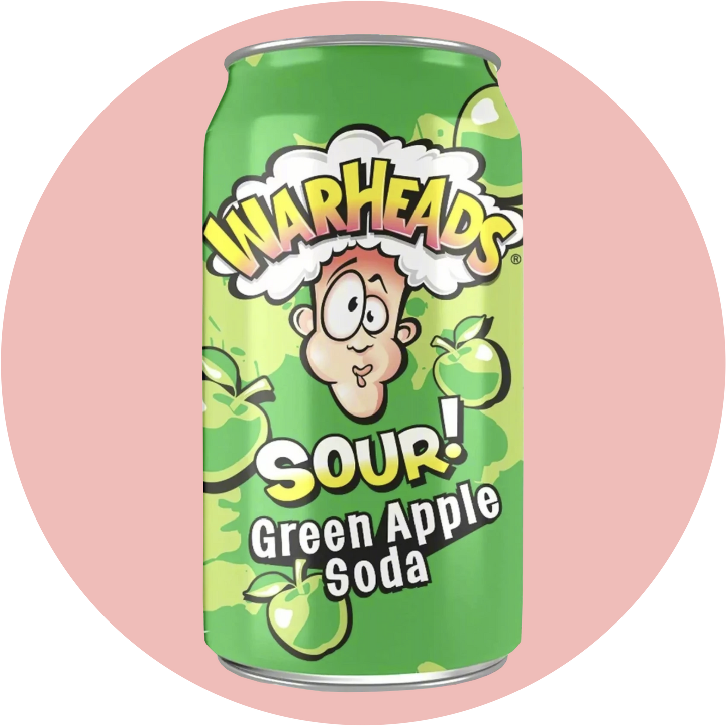 Warheads Green Apple Soda MHD (25.10.2025)