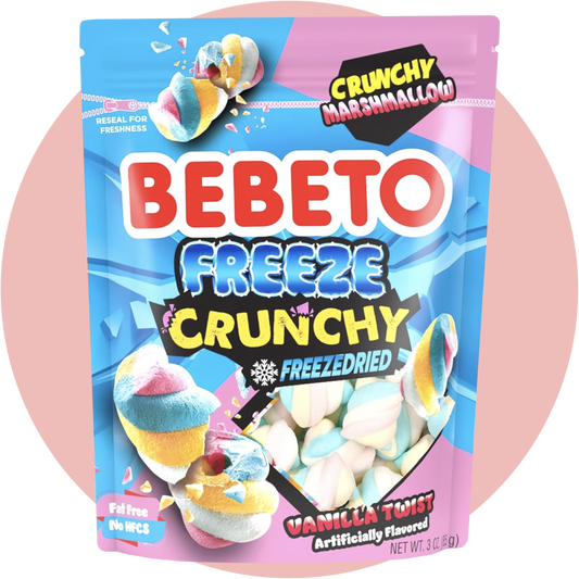 Bebeto Marshmallow Gefriergetrocknet – Knusprige gefriertrocknete Marshmallows in bunter Verpackung