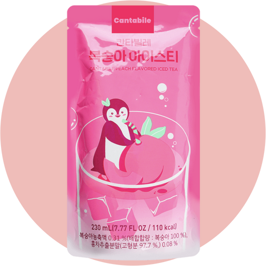 Cantabile Peach – Pfirsich Softdrink im Trinkpäckchen mit fruchtigem Geschmack
