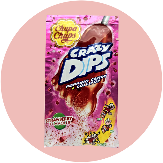 Chupa Chups Crazy Dips Strawberry