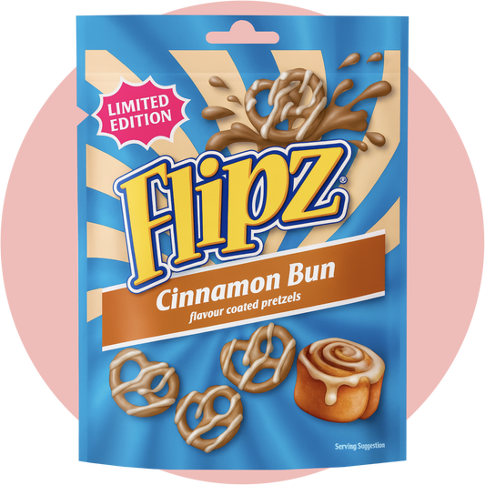 Flipz Cinnamon Bun – Knusprige Brezeln mit Zimtschnecken Geschmack in limitierter Edition