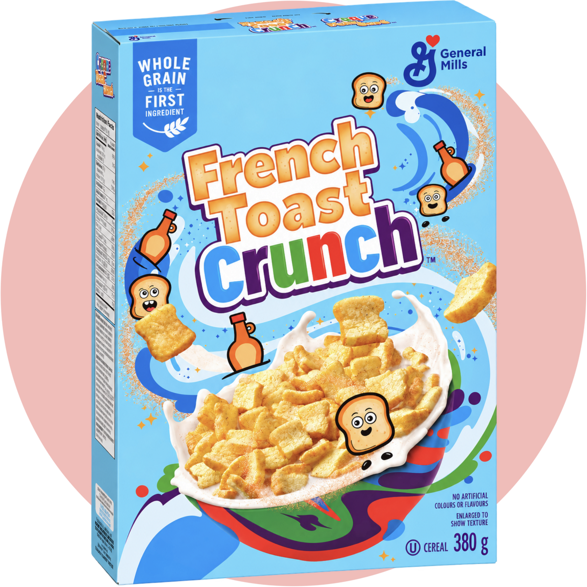 French Toast Crunch Cereal knusprige amerikanische Frühstückscerealien mit Zimt und Sirup Geschmack