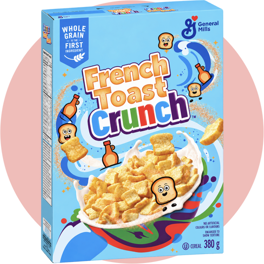 French Toast Crunch Cereal knusprige amerikanische Frühstückscerealien mit Zimt und Sirup Geschmack