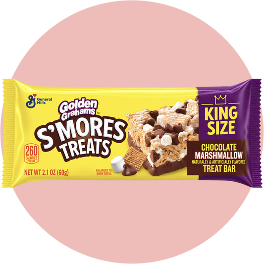 Golden Grahams S’mores Treat Bar King Size mit Schokolade und Marshmallow