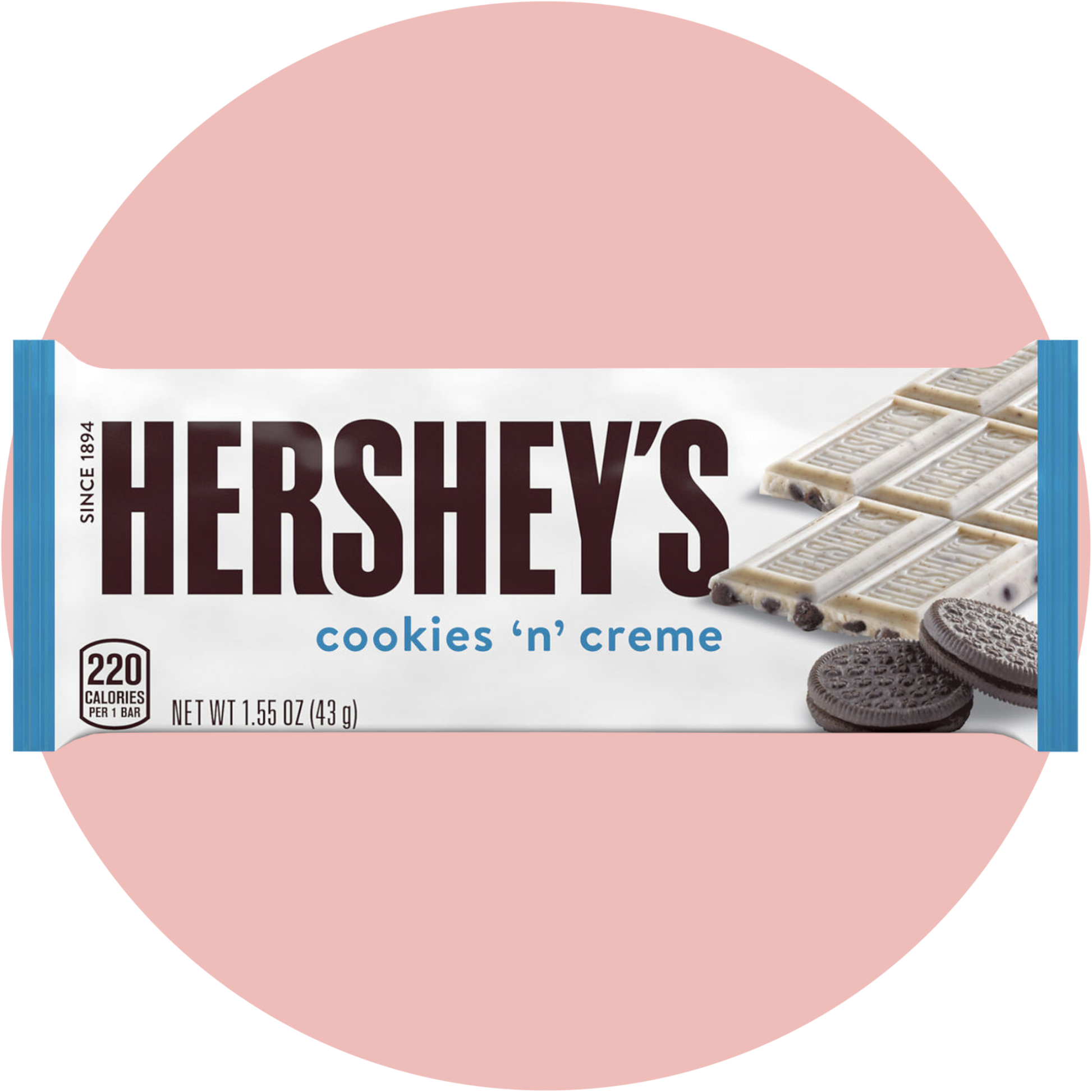 Hershey's Cookies and Cream – Weiße Schokolade mit knusprigen Cookie Stückchen