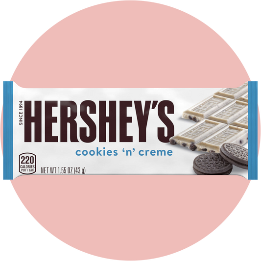 Hershey's Cookies and Cream – Weiße Schokolade mit knusprigen Cookie Stückchen