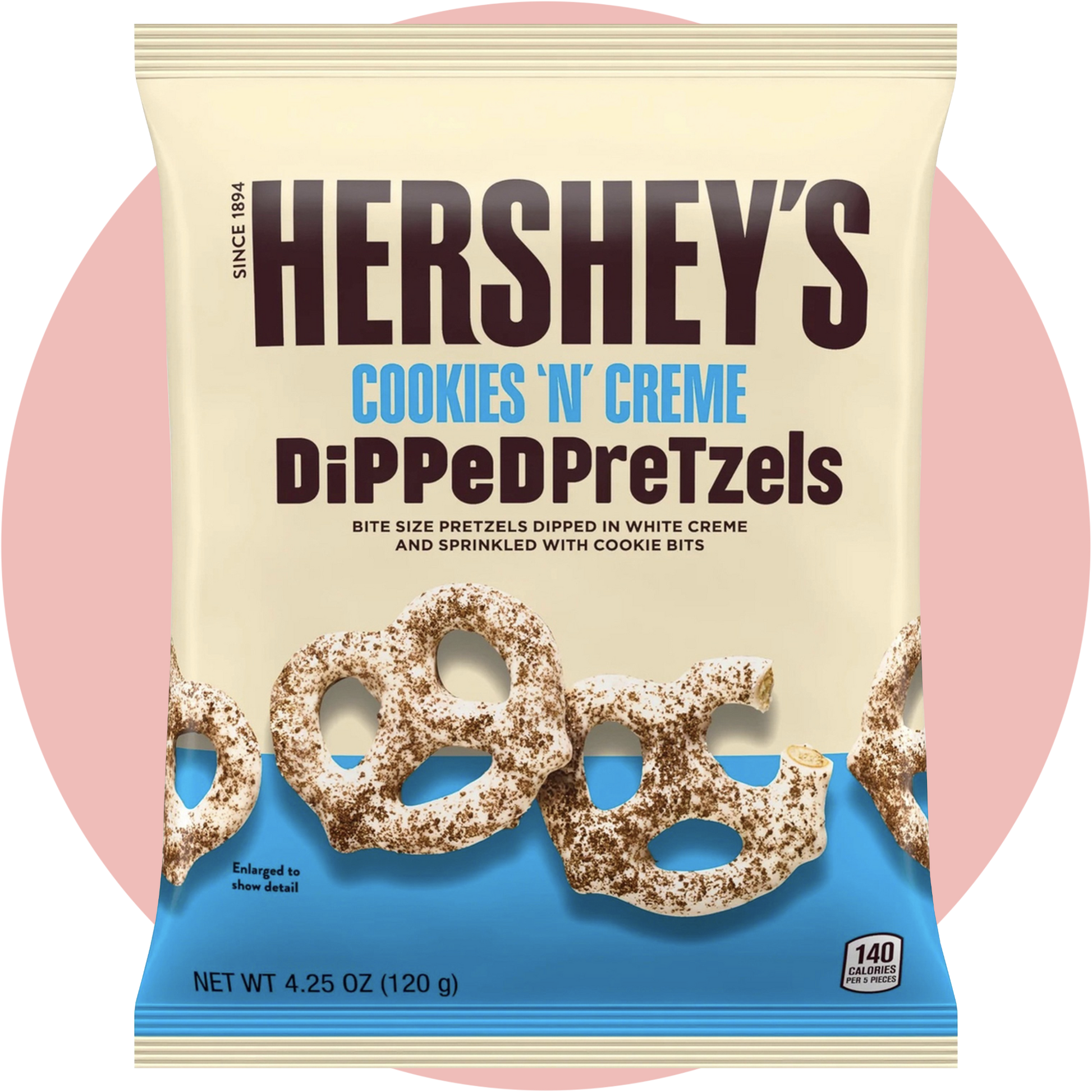 Hershey’s Dipped Pretzels Cookies & Cream – Brezeln mit weißer Schokolade und Keksstückchen