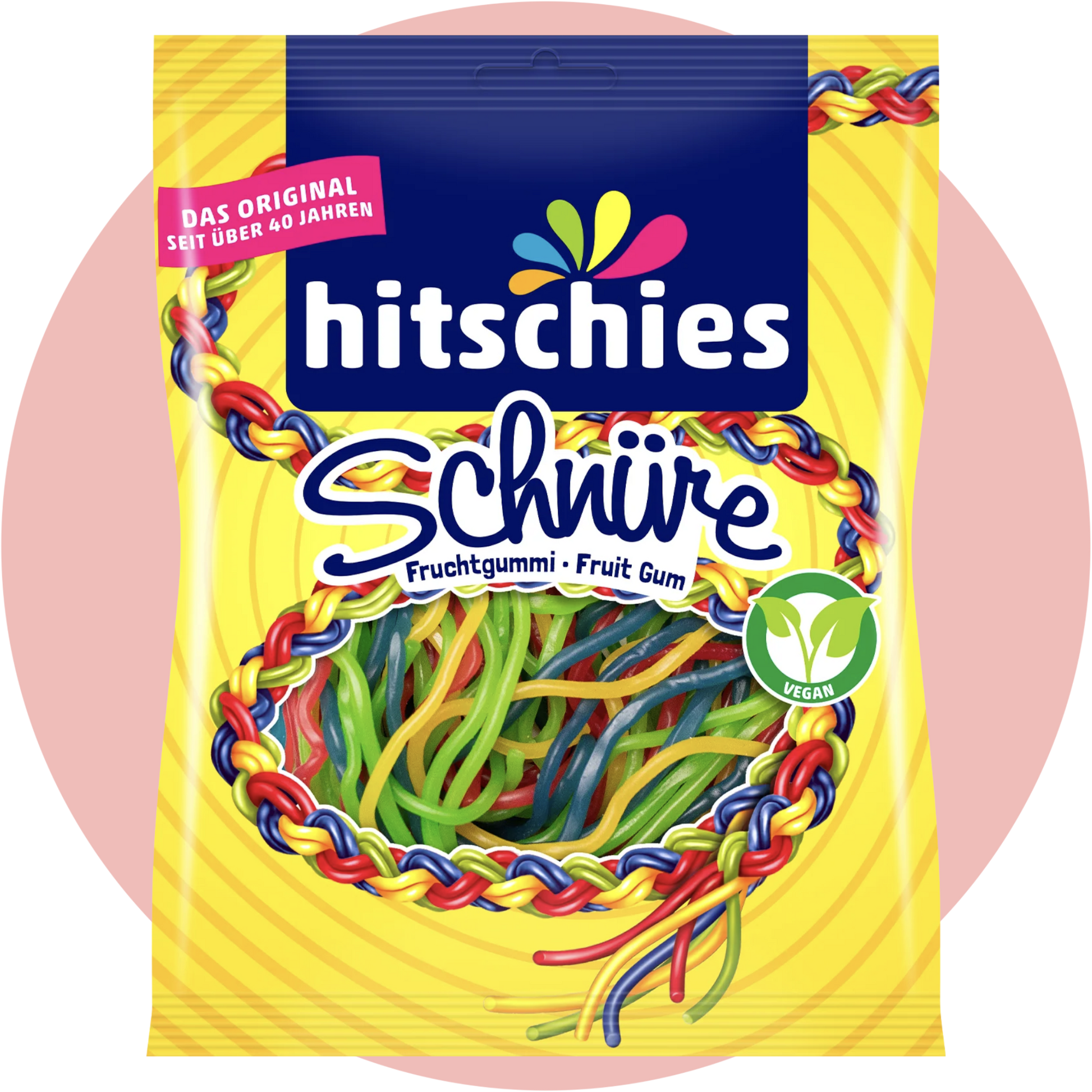 Hitschies Schnüre – Lange, fruchtige Kaustreifen zum Naschen und Spielen