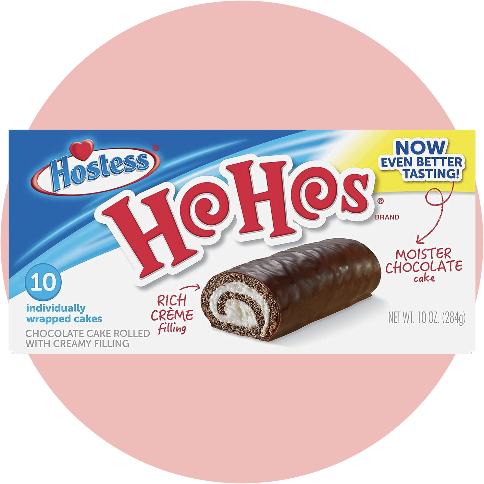 Hostess HoHos Cake – Gerollter Schokokuchen mit Cremefüllung und Schokoladenüberzug in US-Verpackung