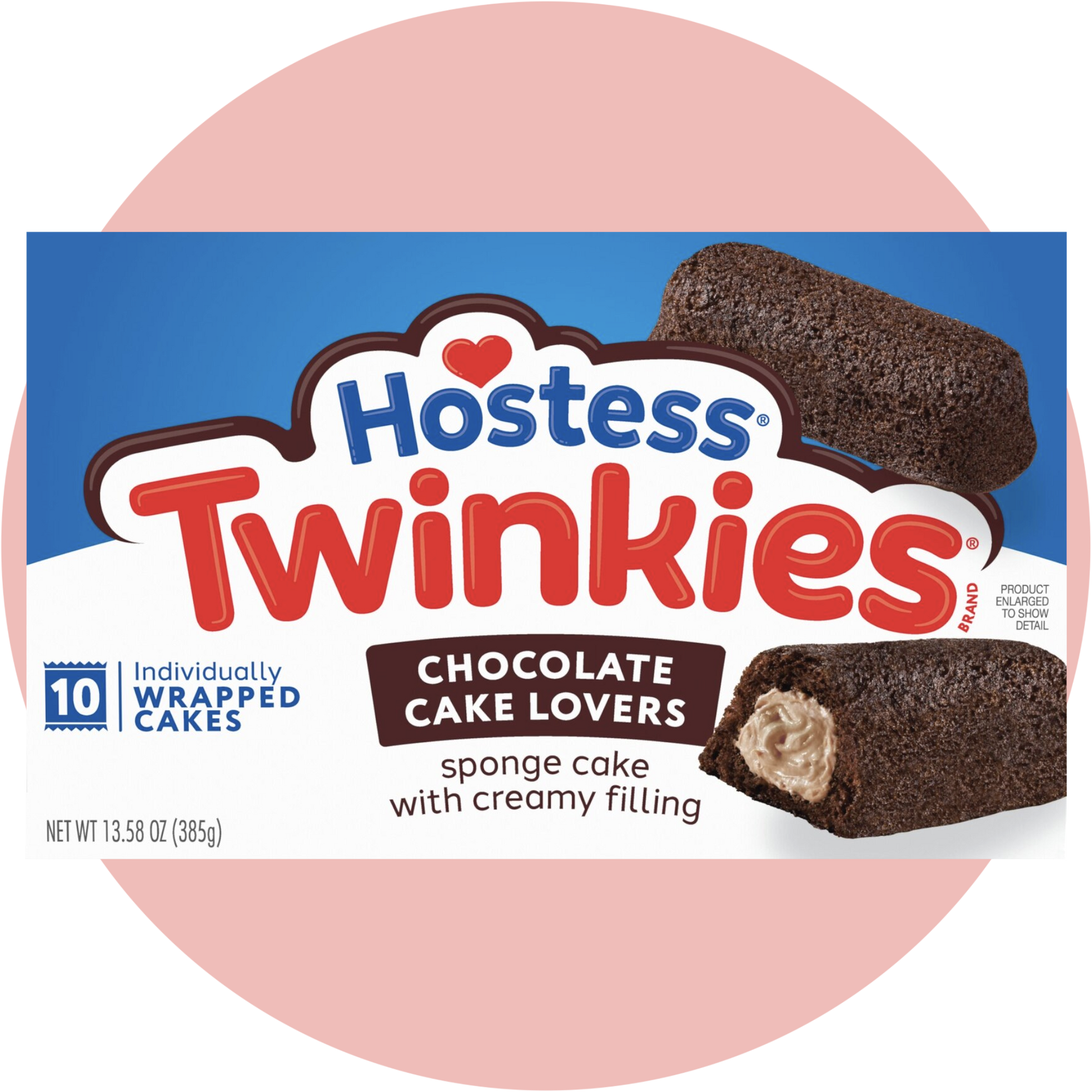 Hostess Twinkies Chocolate – Dunkler Schokokuchen mit cremiger Füllung in der 10er Packung