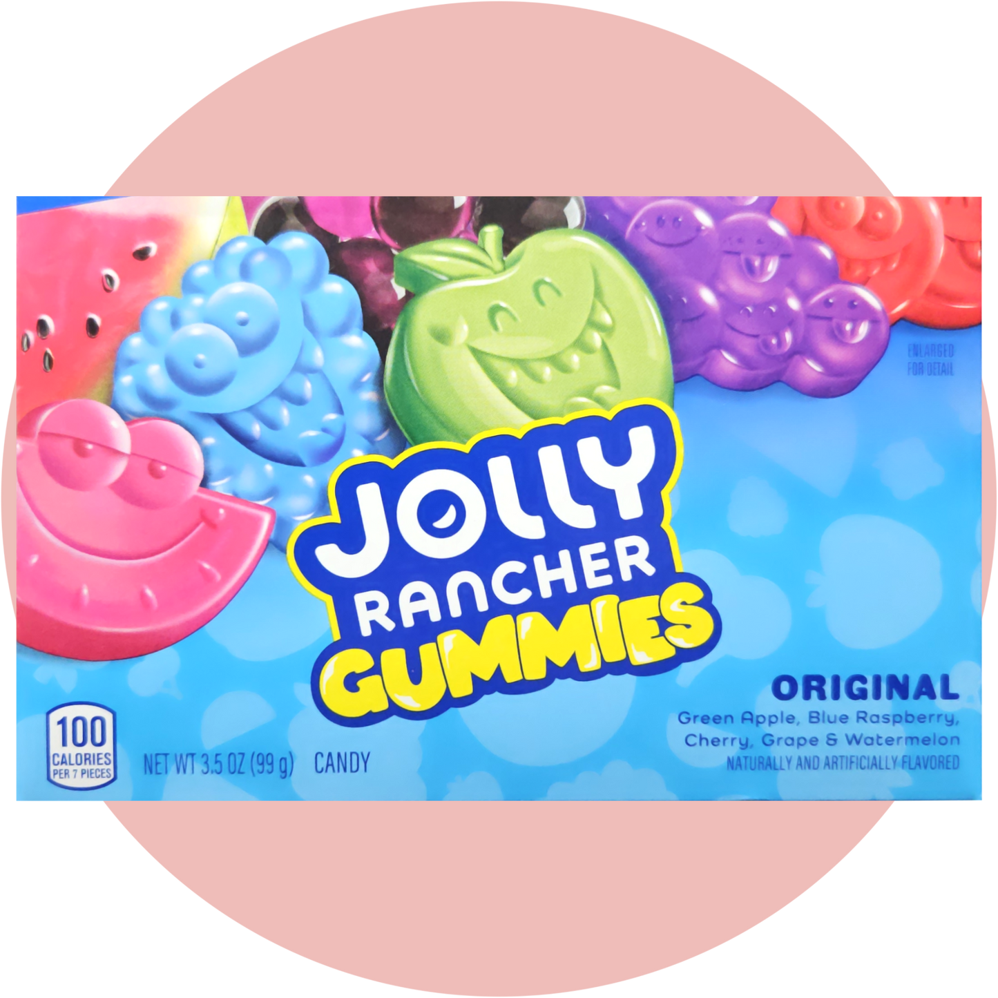 Jolly Rancher Gummies – Fruchtgummis mit Apfel, Kirsche, Traube, Blaubeere und Wassermelone