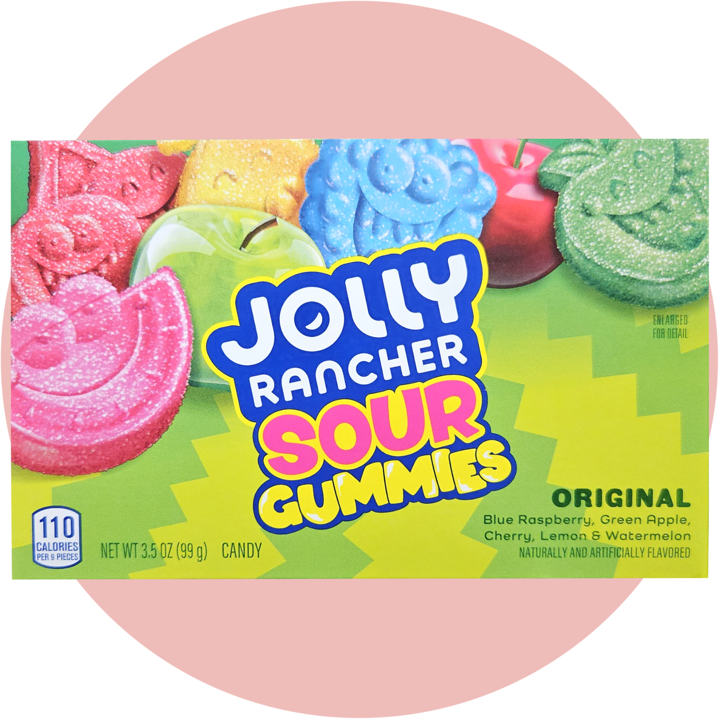 Jolly Rancher Sour Gummies – Saure Fruchtgummis mit Apfel, Kirsche, Blaubeere, Zitrone und Wassermelone