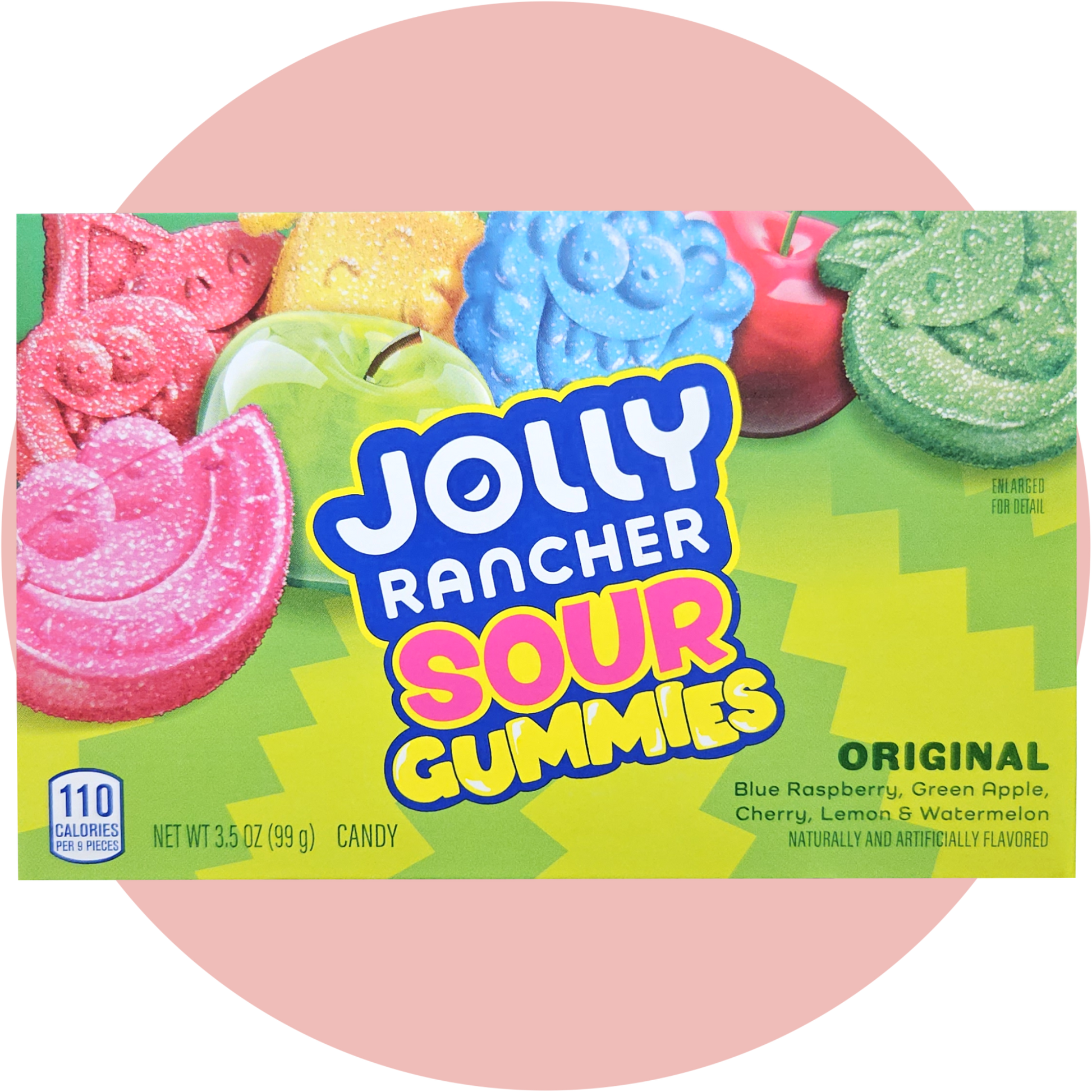 Jolly Rancher Sour Gummies – Saure Fruchtgummis mit Apfel, Kirsche, Blaubeere, Zitrone und Wassermelone