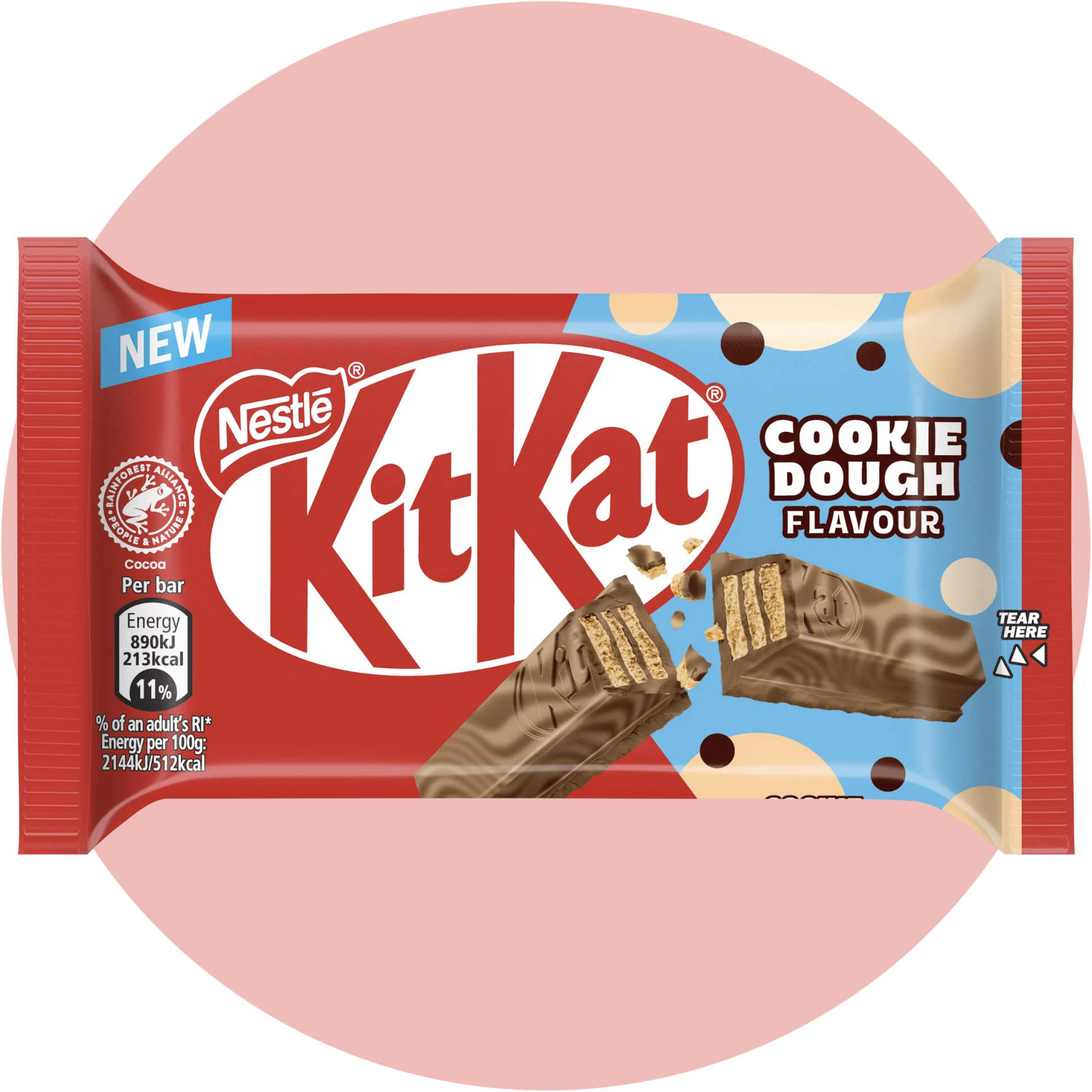 KitKat Cookie Dough Schokoriegel mit Cookie Dough Geschmack