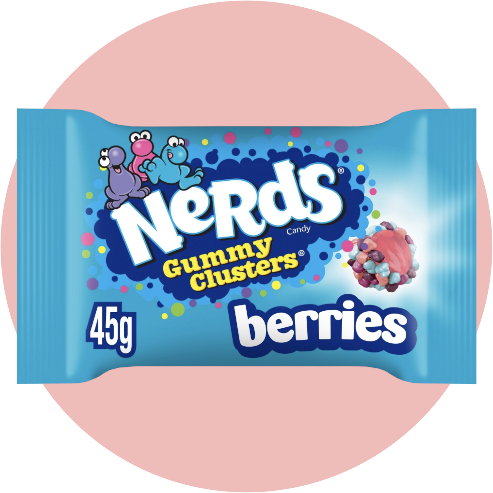 Nerds Gummy Cluster Berry – Fruchtige Gummy Clusters mit bunter Nerds-Hülle und Beerengeschmack