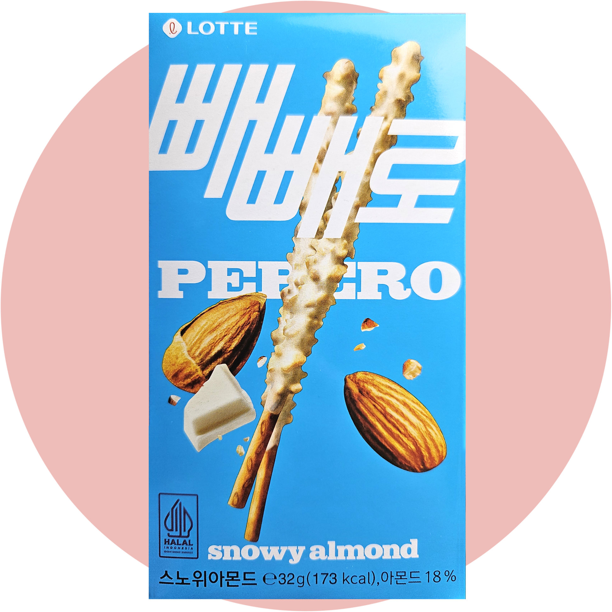 Pepero Sticks Snowy Almond – Knuspersticks mit weißer Schokolade und knackigen Mandeln