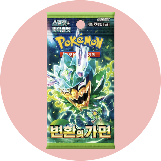 Pokémon Mask of Change SV6 – Koreanische Booster mit Karten zur Maske der Transformation aus der Scarlet & Violet Serie