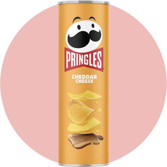 Pringles Cheddar Cheese – Knusprige Chips mit würzigem Cheddar Käse Geschmack