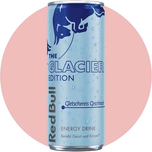 Red Bull Gletschereis Glacier Edition – Energy Drink mit Gletschereis Geschmack in hellblauer Dose