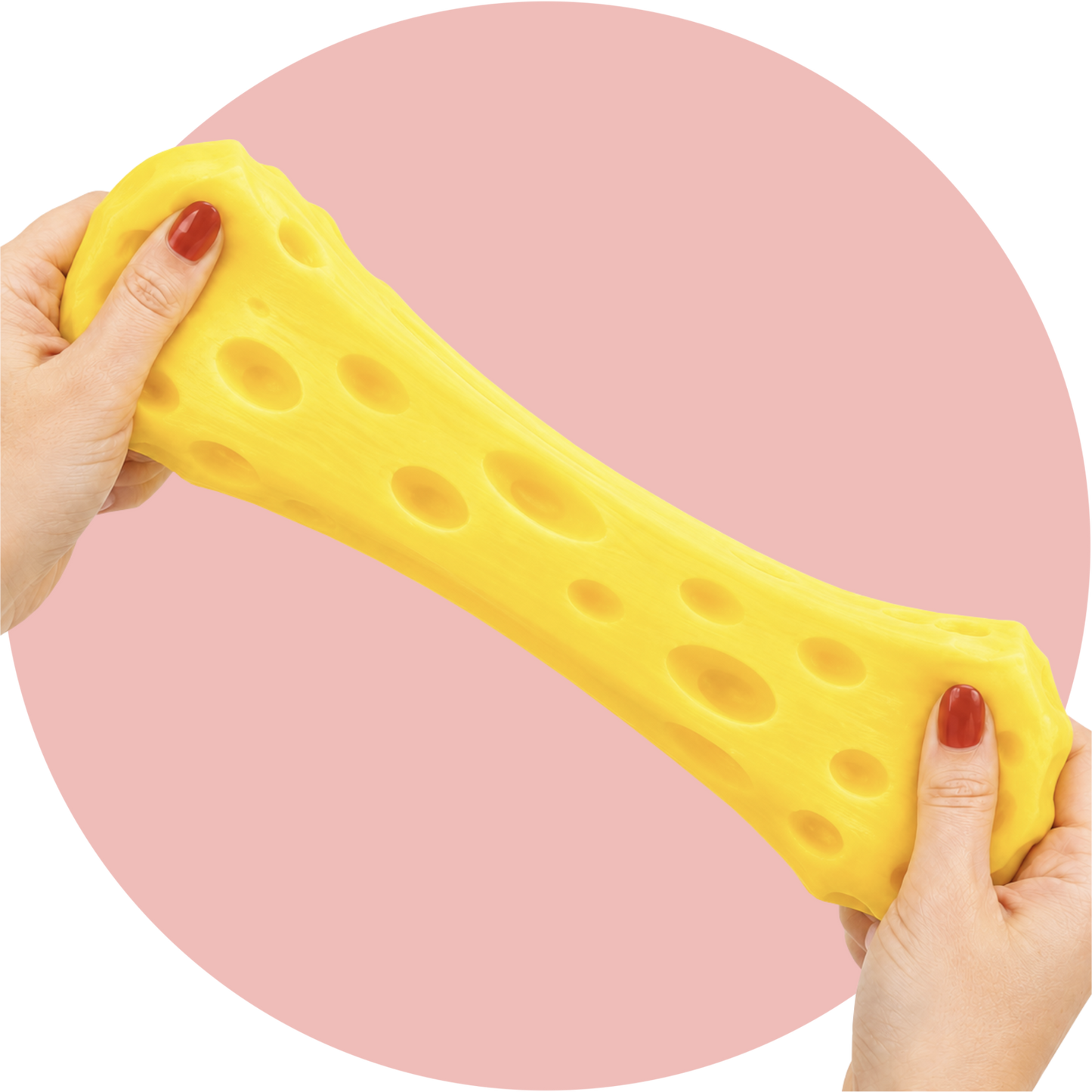 Squishy Käseblock als lustiges Fidget- und Stressabbau-Spielzeug