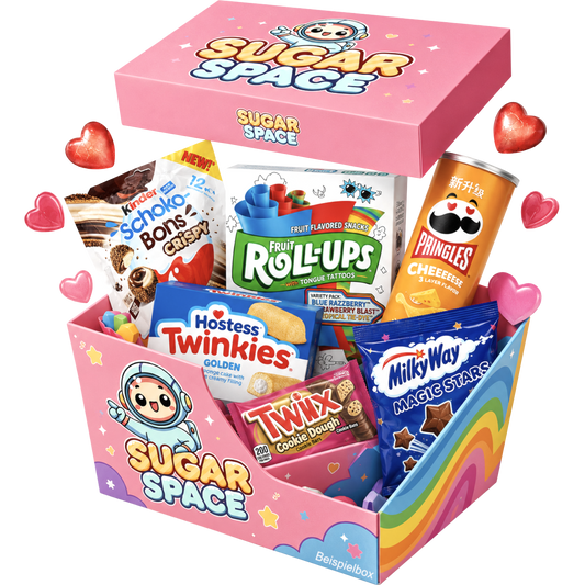 SugarSpace Box XXL mit besonderer Auswahl an Süßigkeiten, Snacks und internationalen Leckereien aus aller Welt