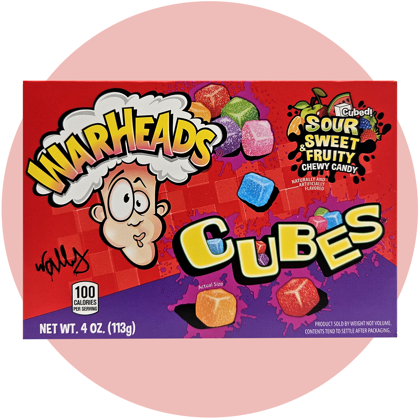 Warheads Chewy Cubes