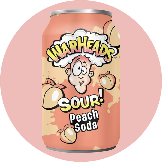 Warheads Peach Soda